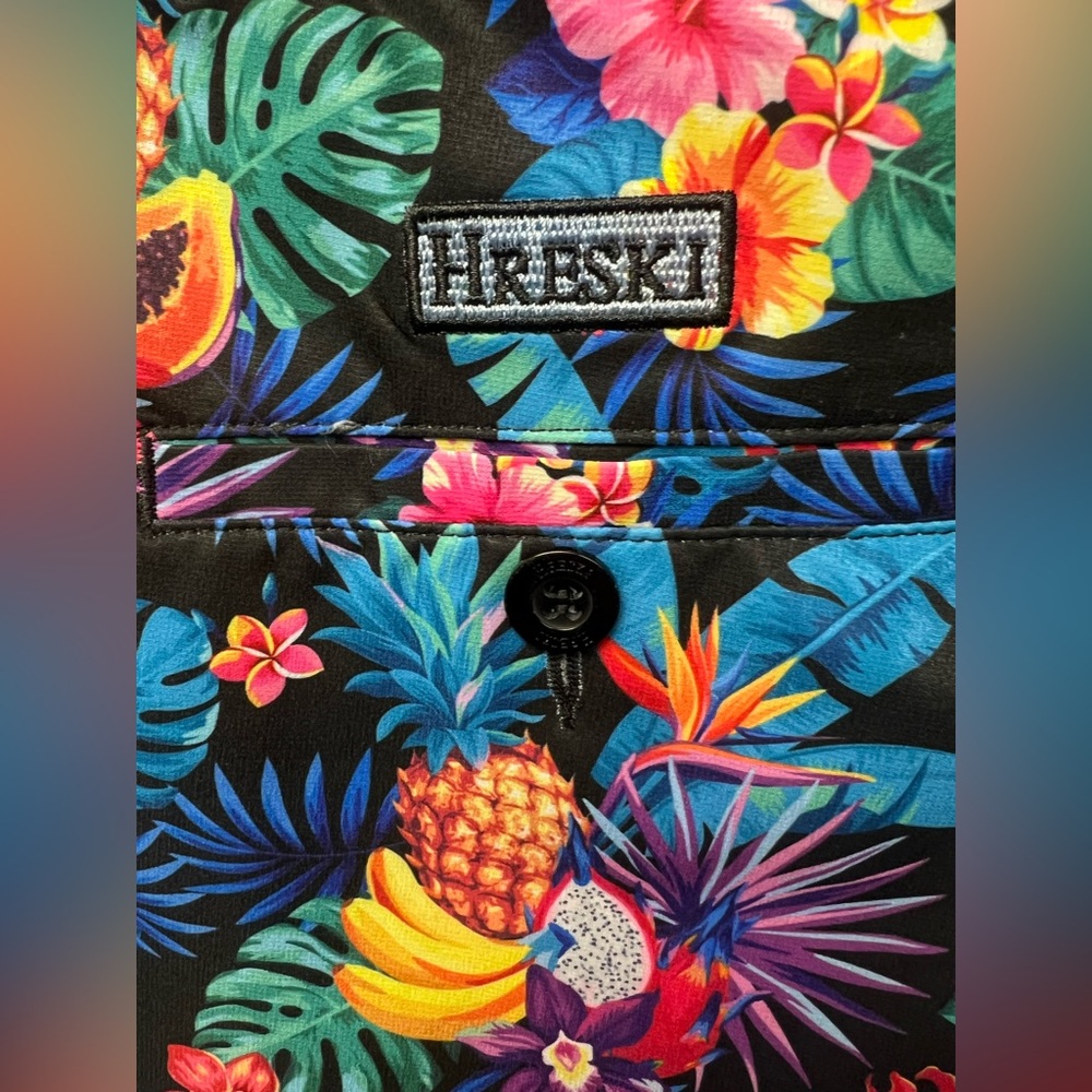 HRASKI- Mens shorts, Tropical Fruit, Size: 32 - Picture 7 of 9